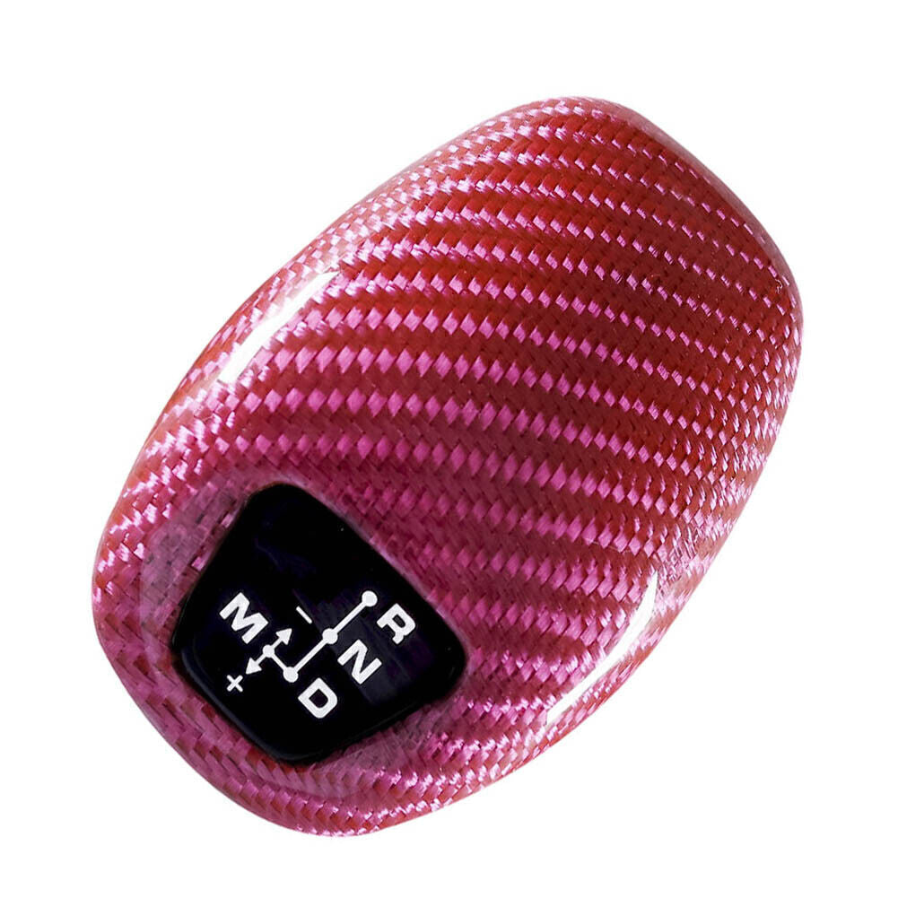 Pink Carbon Fiber Gear Shift Knob Cover Trim for Panamera 971 Chassis G2 17-2025