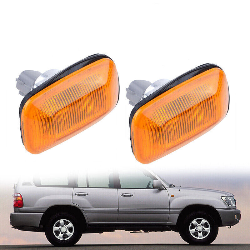Side Fender Marker Turn Light Signal Fit for Toyota for Land Cruiser LC100 1998-2007