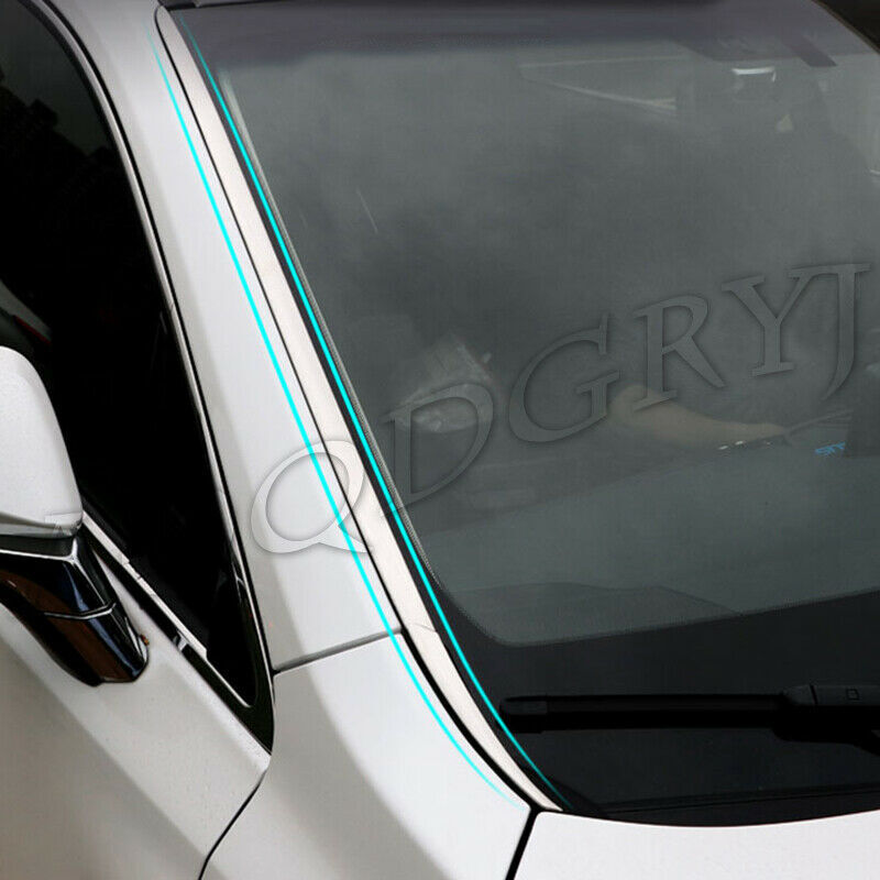 2X Chrome Front Windshield Moulding Strip Trim for LEXUS NX200T 300H 2015-2017