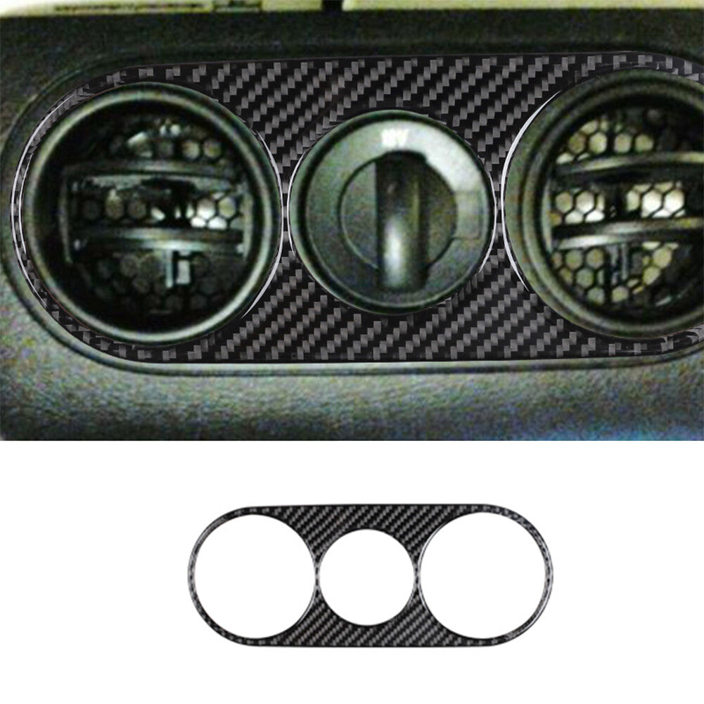 Carbon Fiber Interior Rear Air Vent Cover Trim for Ford F-150 2004-08