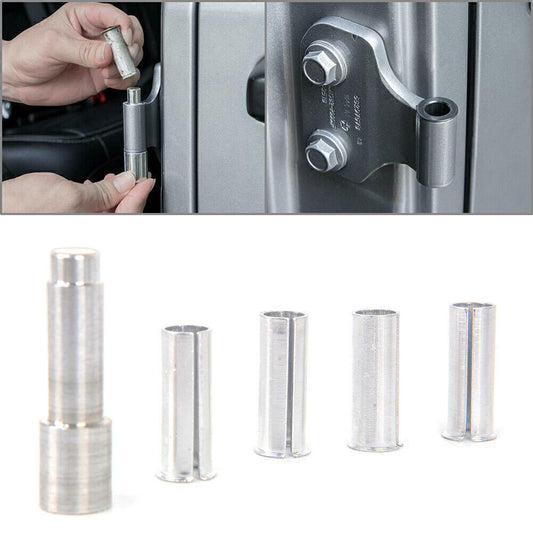 Car Door Hinge Pin Bushings Kit Removal Tool Remover for Jeep for Wrangler JK 07-17