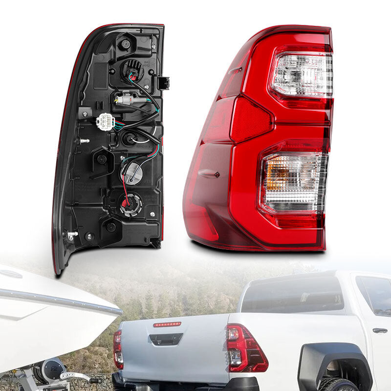 2x Tail Lamp Rear Light LeftRight for Toyota Hilux GUN125 GUN136 2015-2023 NEW
