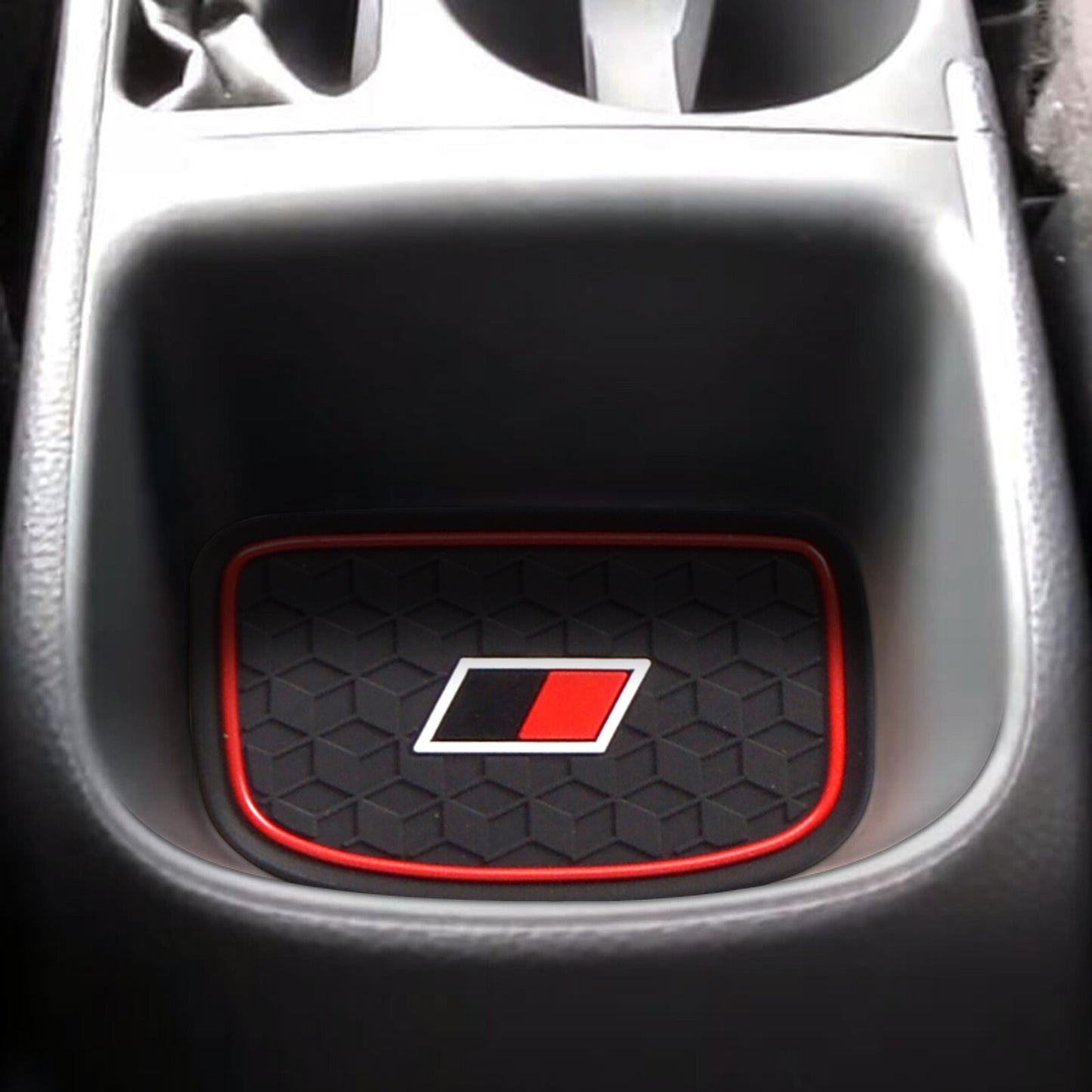 Gate Slot Cup Mat for Toyota Yaris 2020 2021 Hybrid GR Sport Accessories Pad RED