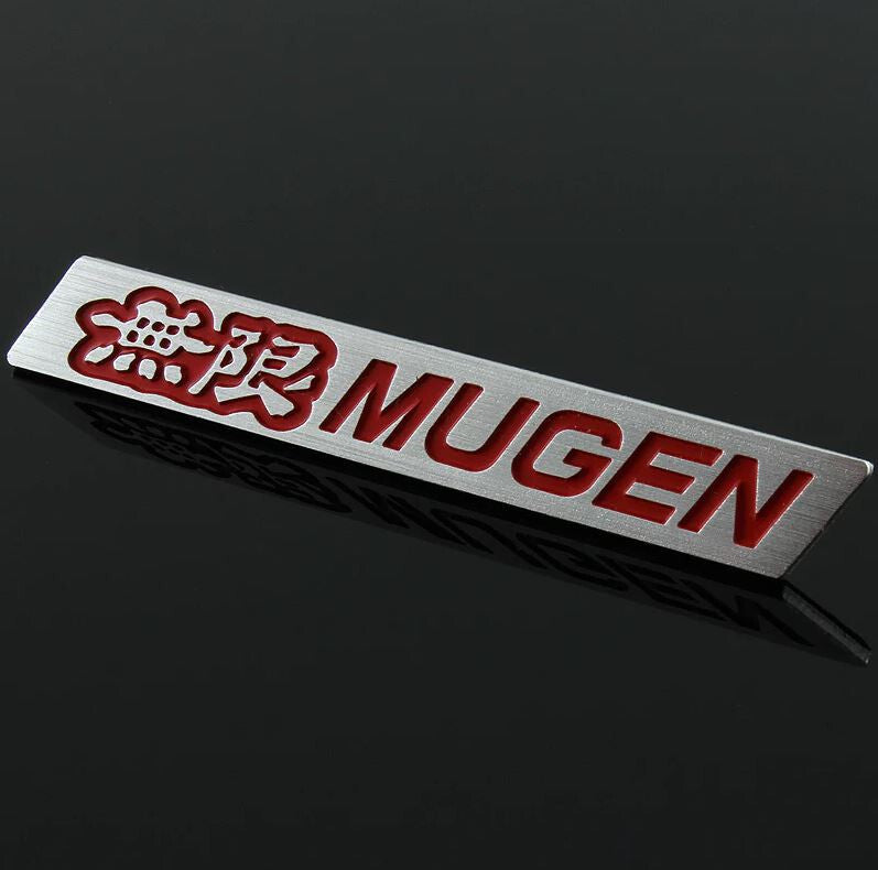 Mugen car rear sticker boot trunk badge for Subaru for Acura red
