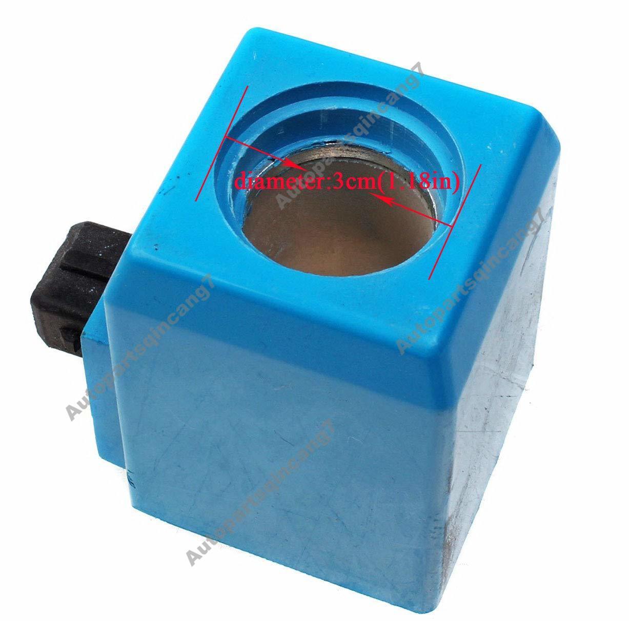 Solenoid Coil 02-124661 Eaton Vickers Solenoid 12V 30W Fits JCB 3CX 4CX 1500B 4C