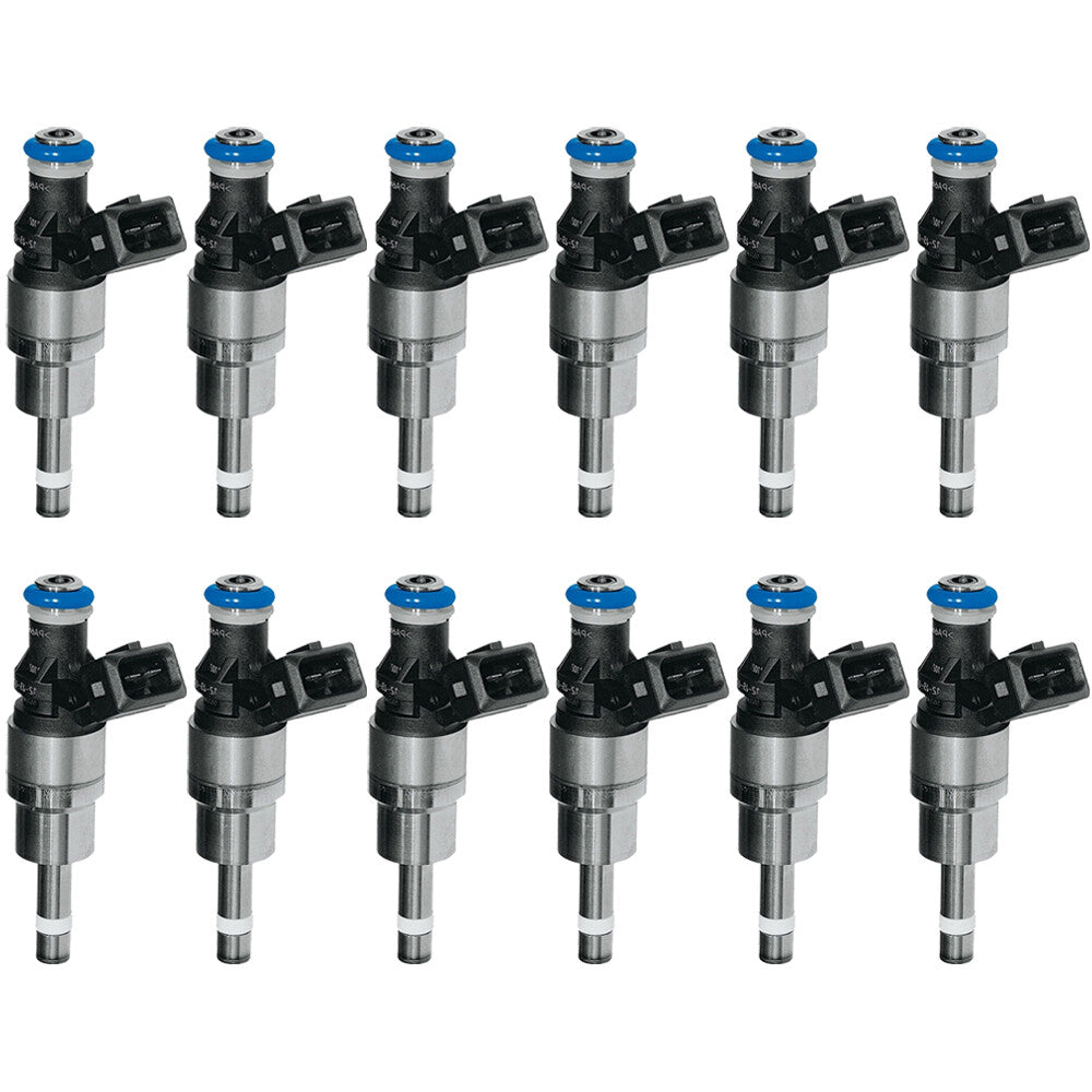 for BMW E65 66 760i 760Li 62811 Set of 12 Fuel Injectors GDI 0261500008