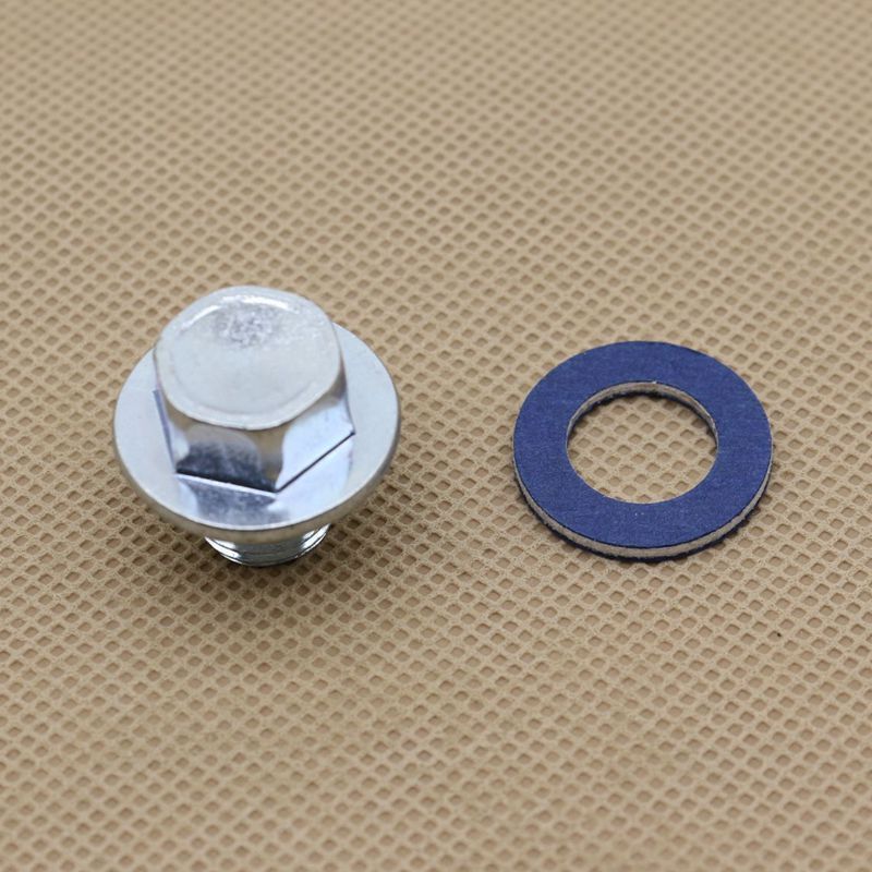 Engine oil pan drain plug and gasket kit 9034112012 + 9043012031 for Toyota for Lexus