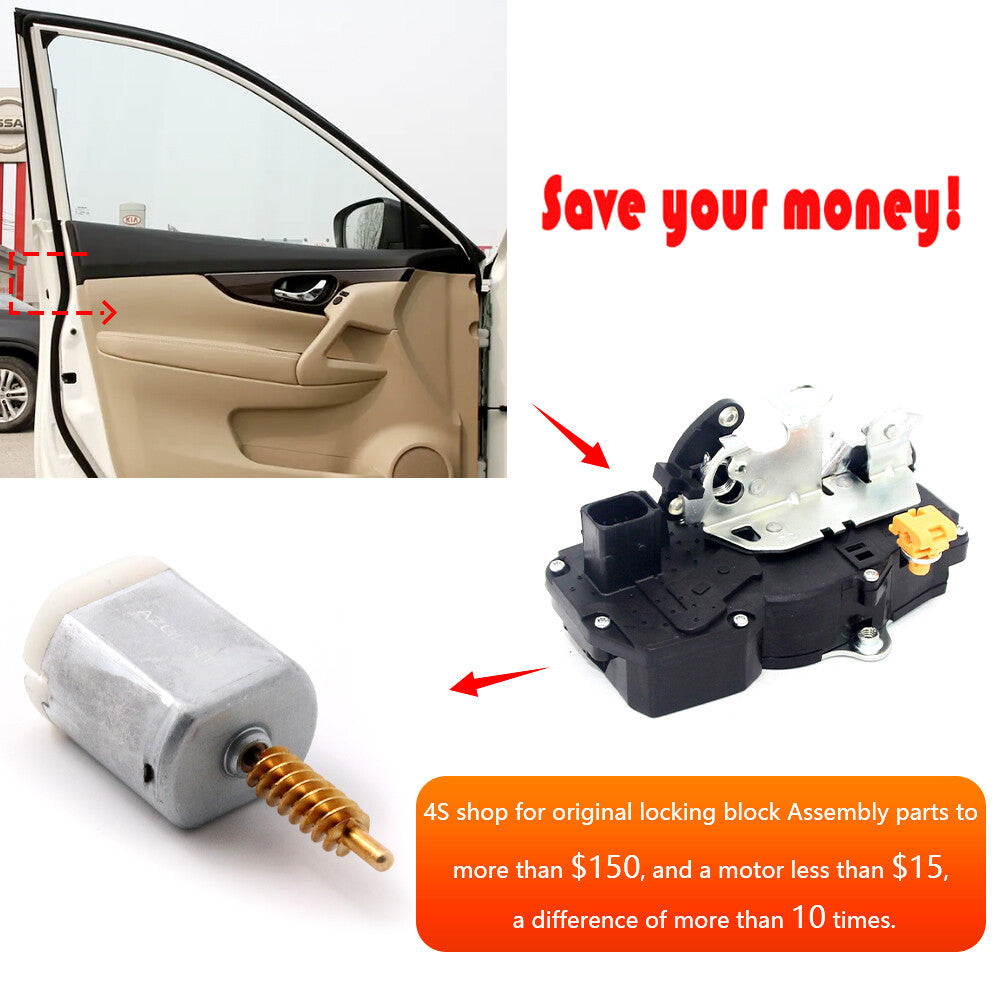 Central door lock actuator motor 805013ZL0A, new, suitable for Nissan Pulsar C12, 2006-2012.