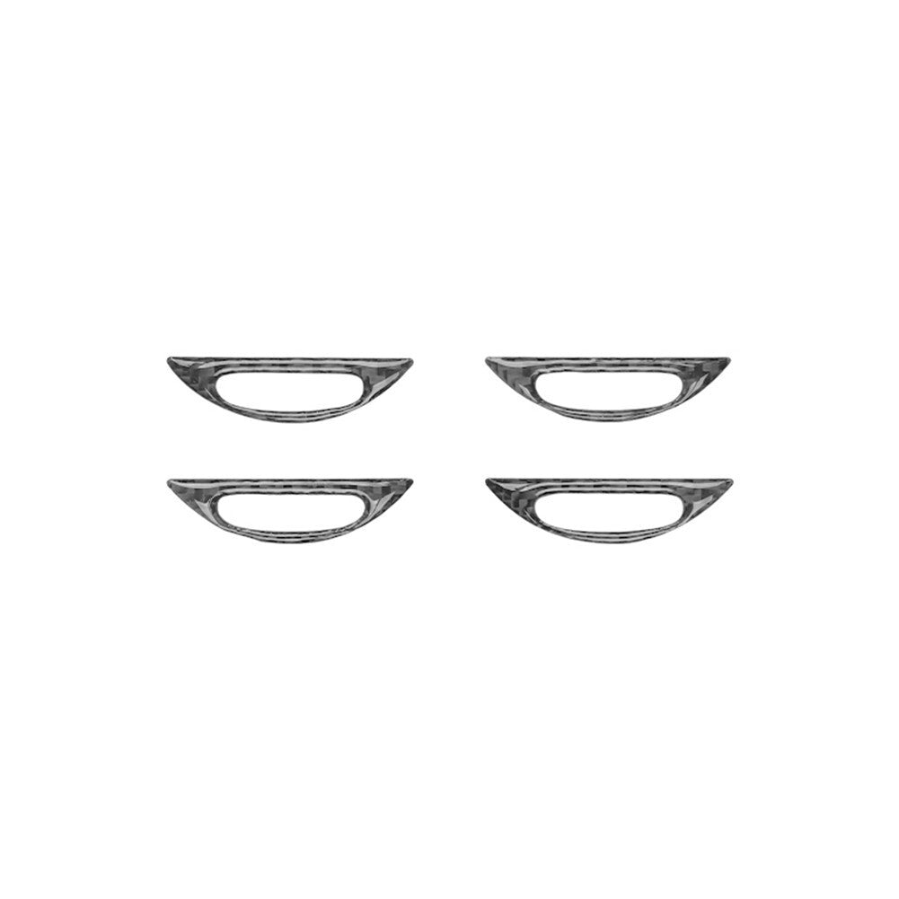 Carbon Fiber Console Air Vent Outlet Cover Trim for Mercedes Benz M-class 06-11
