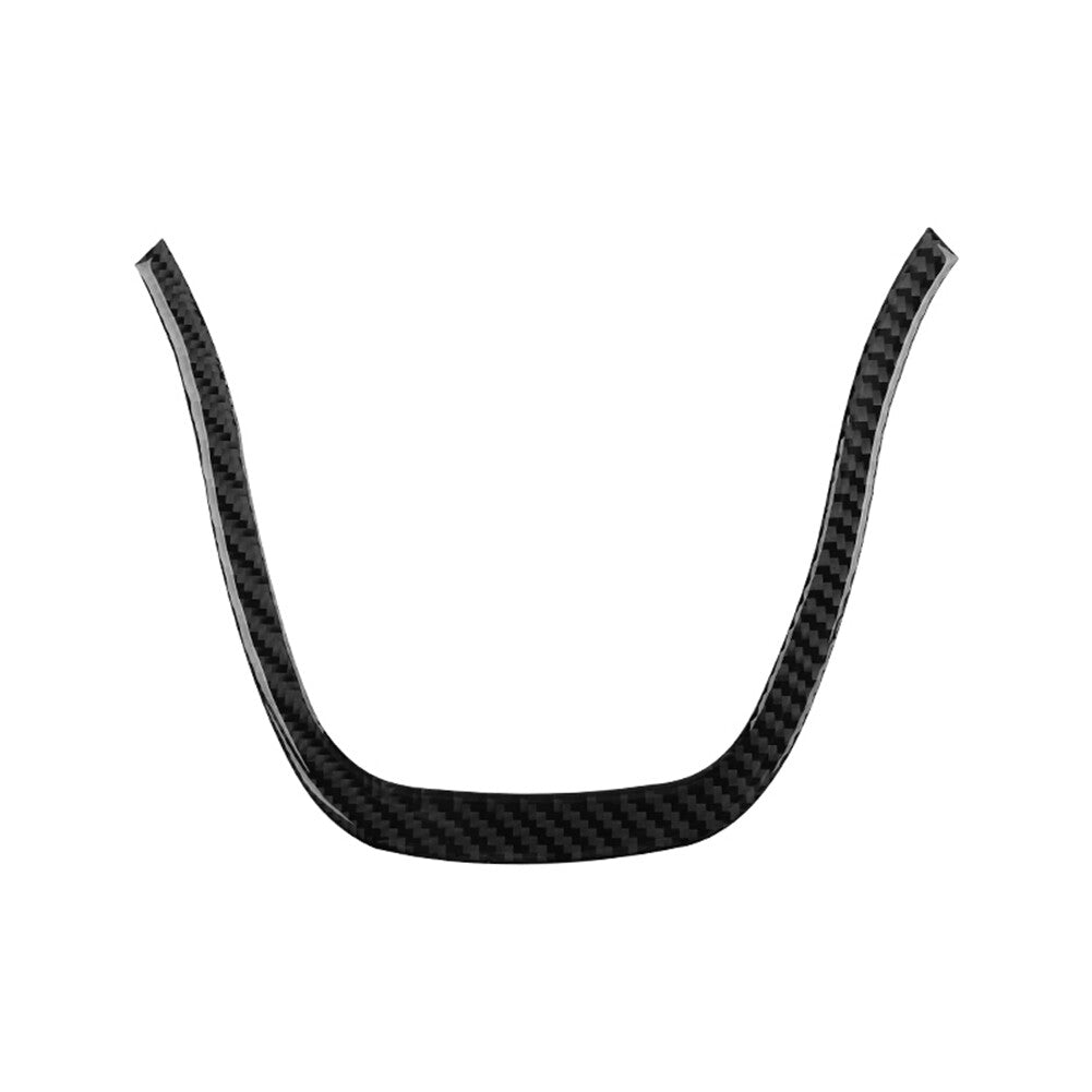 Steering Wheel Trim Cover Decoration Carbon Fiber for VW Touareg 2011-2018