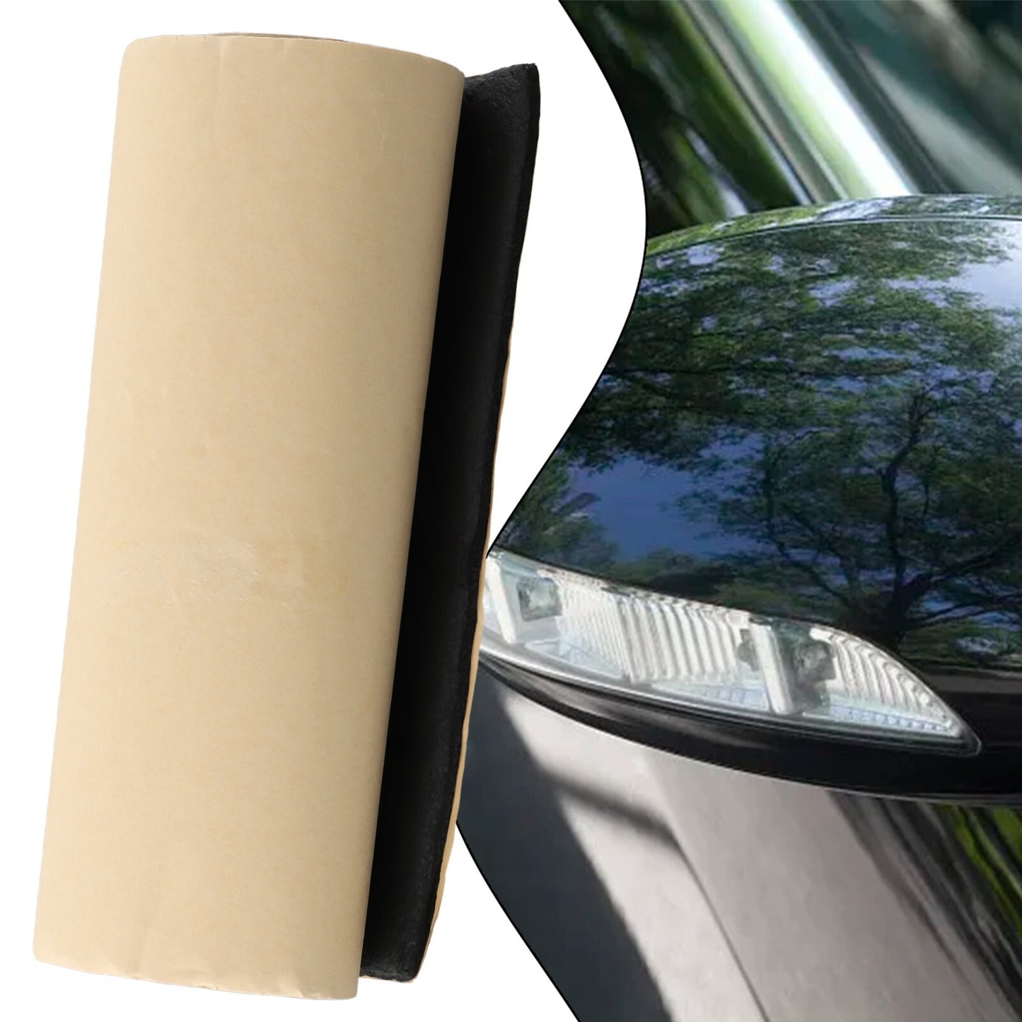 5020 cm 6 mm Car door protection garage rubber wall protection anti-collision safe parking