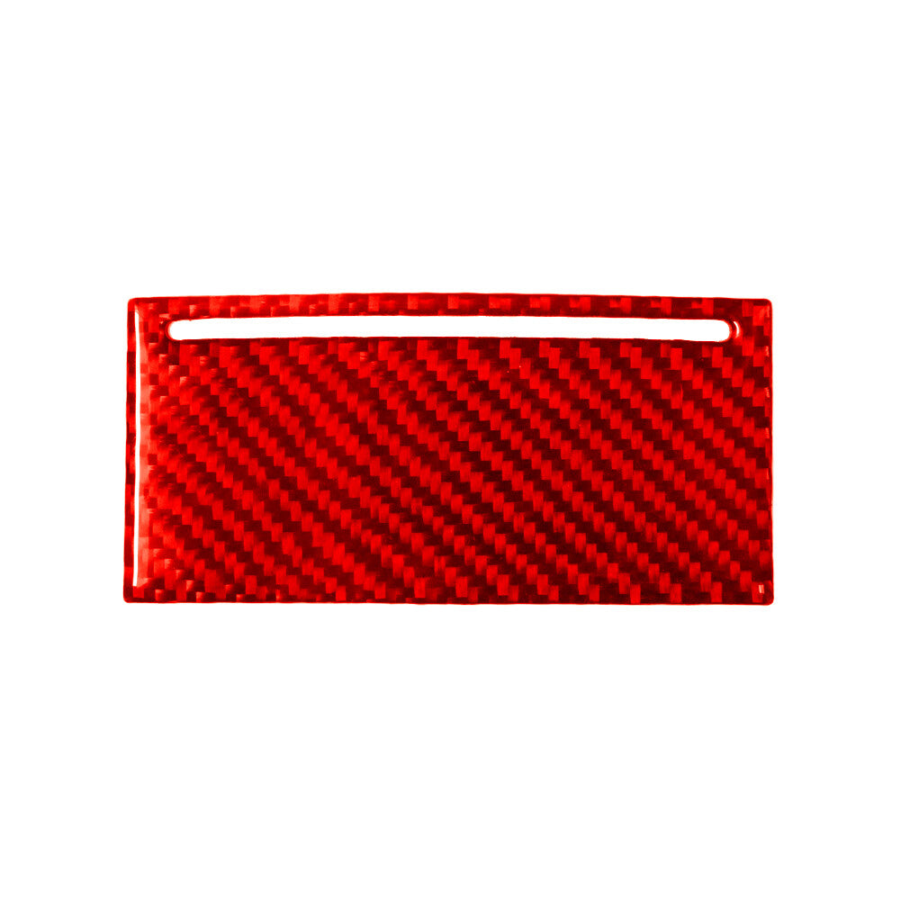 Rear Air Conditioner Locker Trim Cover Carbon Fiber for VW for Passat 2006-2011 Red