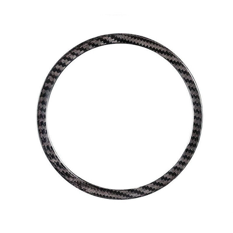Carbon Fiber Steering Wheel Ring Cover Trim for Jaguar F-PACE XE XF 2016-2020