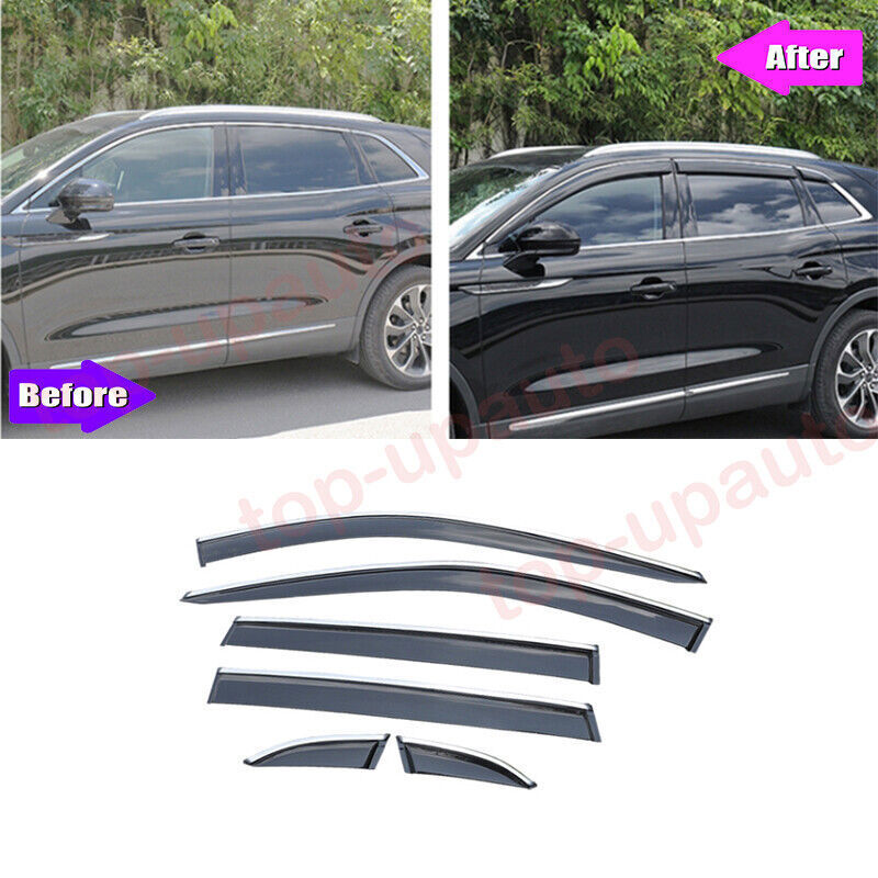 for Lincoln Nautilus 2019-2023 Window Wind Visors Sun Rain Guard Vent Deflectors
