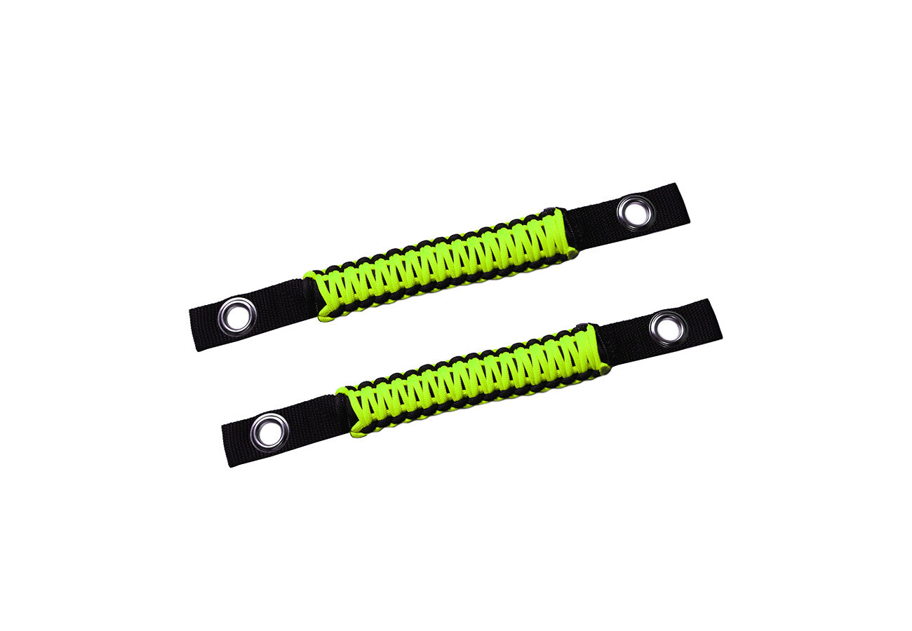 2¡ÁGreen Headrest Top Roll Bar Grab Handles Grip for Jeep for Wrangler YJ TJ JK JL JT