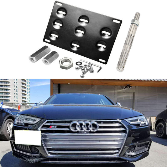 Tow Hook License Plate Mounting Bracket Holder for Audi A1 for A4 A5 A7 for Q5 RS5