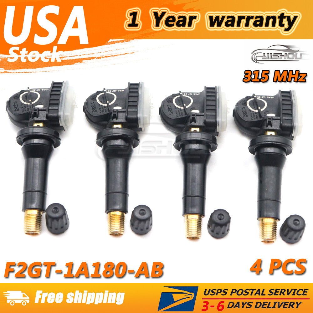 4PCS NEW F2GT-1A180-AB TPMS TIRE PRESSURE SENSORS for FORD F-150 EDGE for MUSTANG US