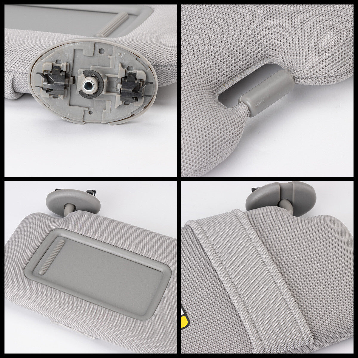 Grey Left Driver Side Sun Visor for Toyota for Corolla 1.8L 2.4L 2009 10 11 12 2013