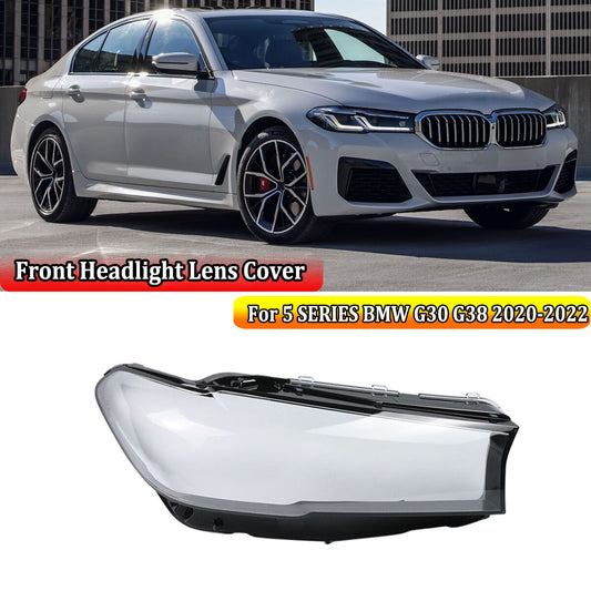 Right headlight lens protective cover housing for 2020-2022 for BMW 5 Series G30 G38