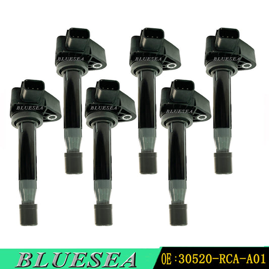 6 Pack Ignition Coils for Honda Odyssey Accord 3.5L 30520-RCA-A01
