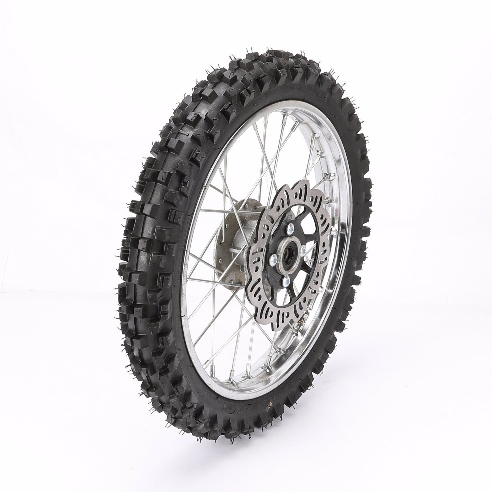 12mm 14-inch front rim with 60/100-14 Apollo SSR 125CC CRF 110cc Dirt Pit Bike