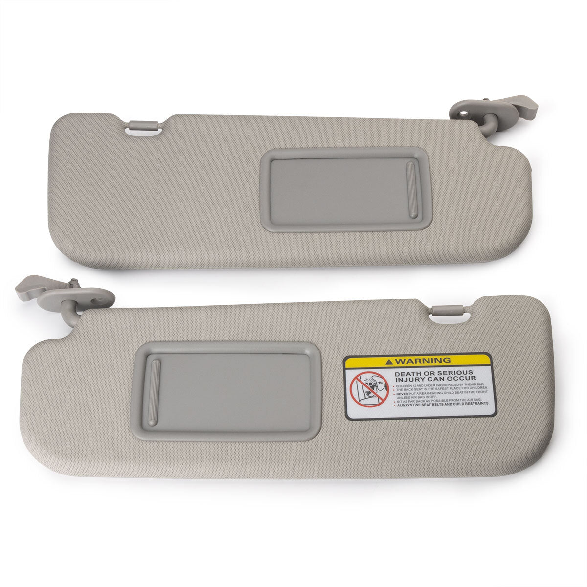 2 Sun Visor Grey LH Right Grips for Hyundai for Elantra MD 11-15 GL 852103X000TX 852203X000