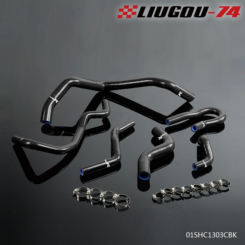 Black silicone radiator hose US, suitable for Honda for Civic 1.6L SOHC D15/16 EG EK 92-00