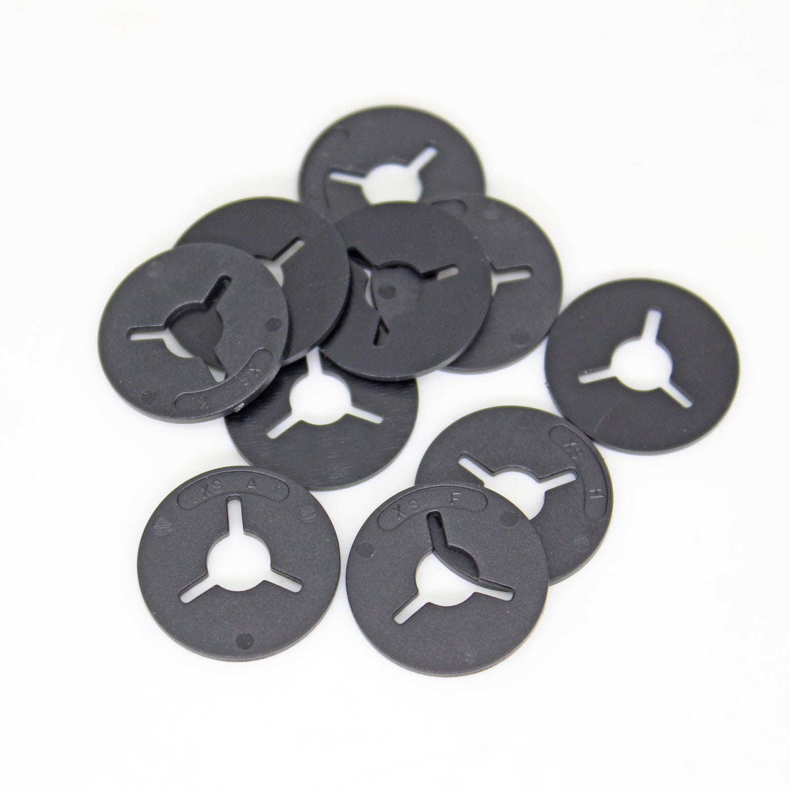 10x Plastic Fastener Washer Clips for VW for Audi Rear Bumper Trim 6N0-129-355