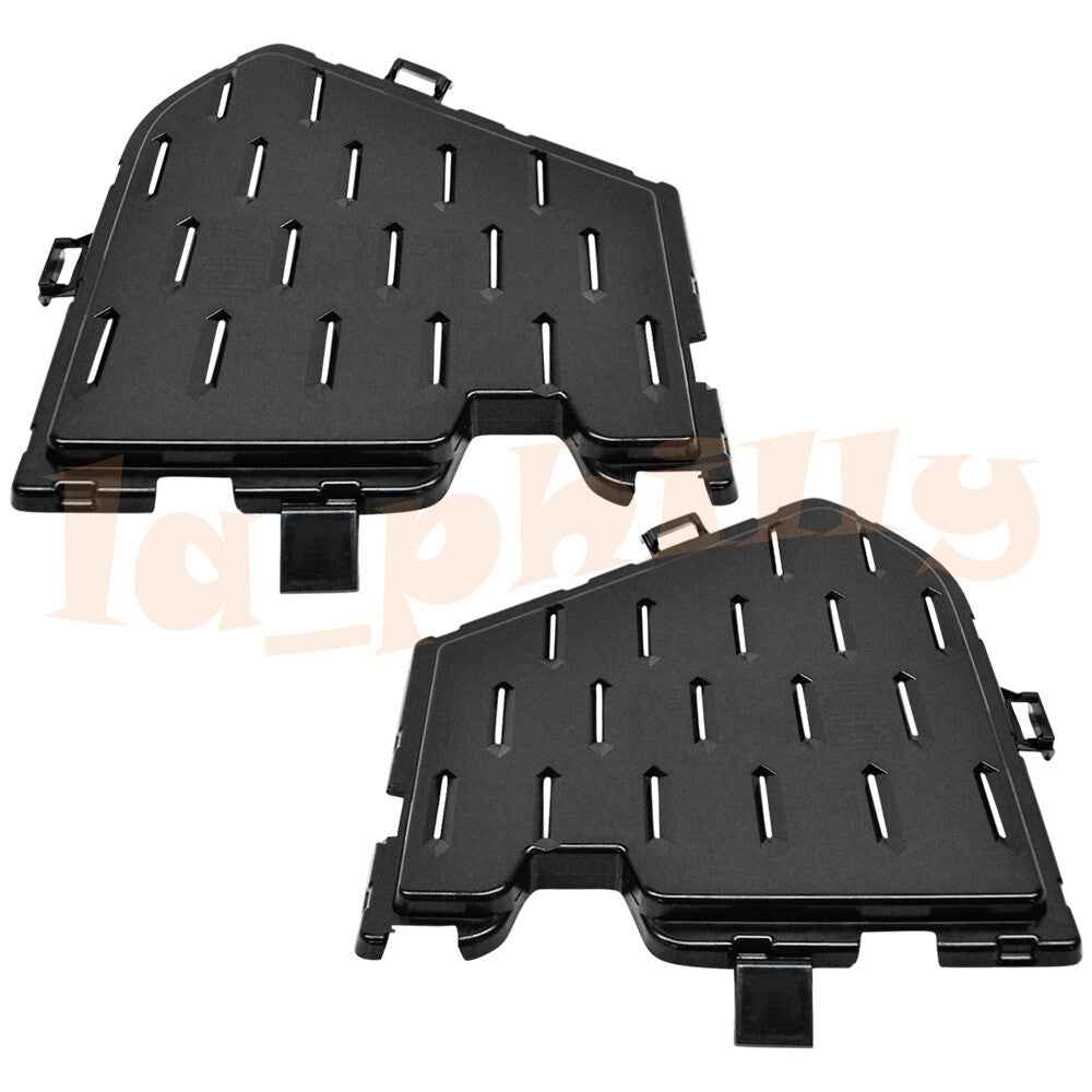 Left and Right Front Bumper Insert Grille Cover for 2020-2021 for BMW X6 G06 M Black