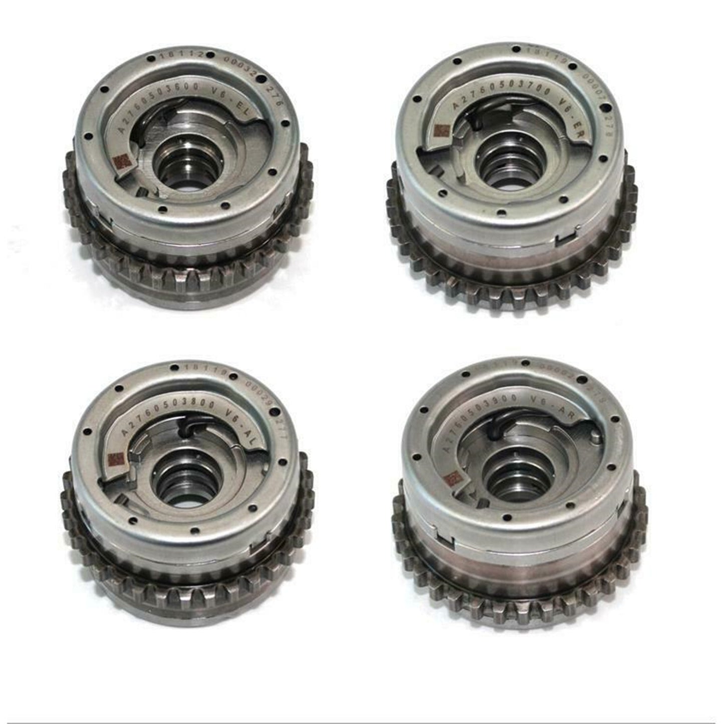 Intake Exhaust Camshaft Adjusters L+R for Mercedes W222 W166 M276 C43 AMG 4X