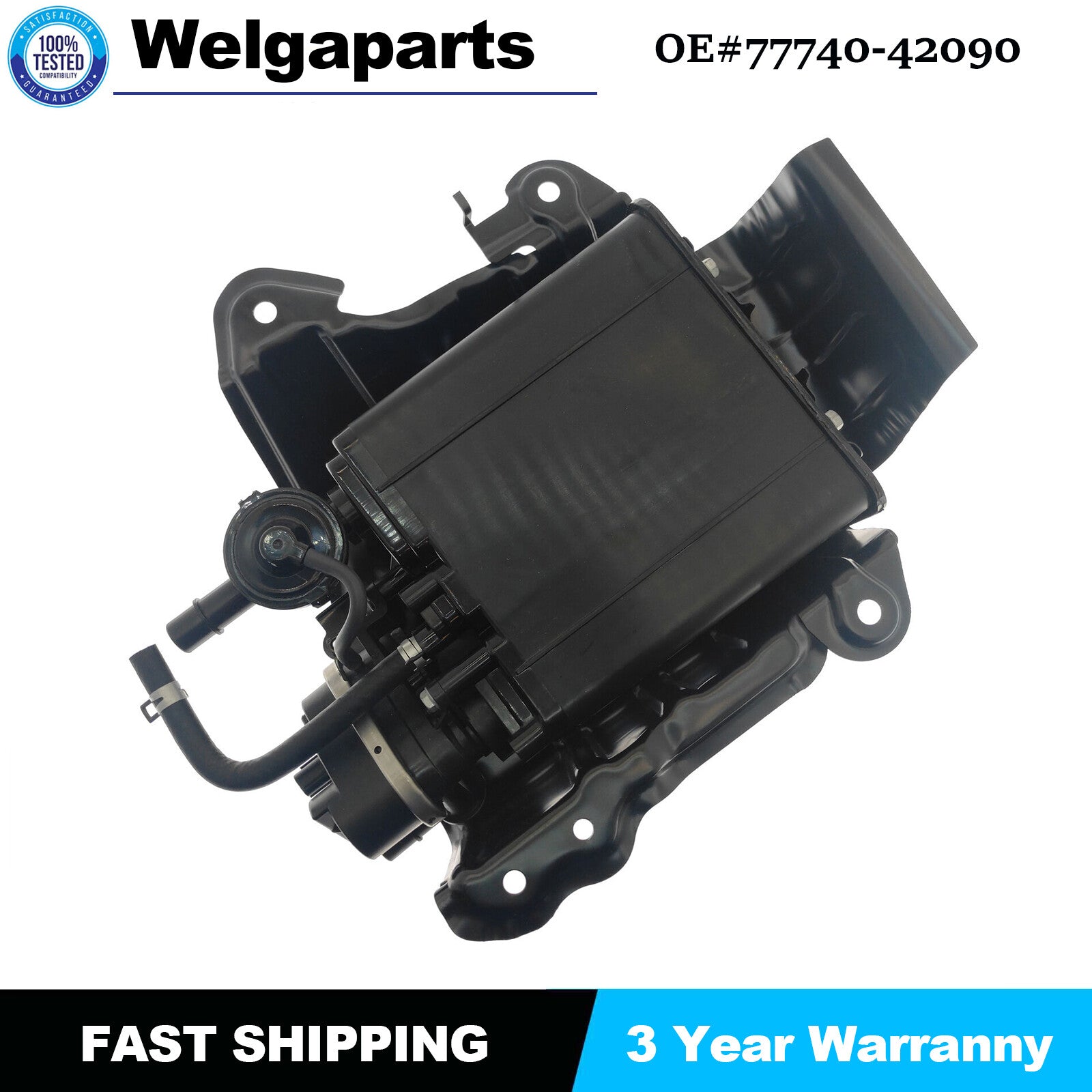 1PC For 2006-2012 for Toyota RAV4 2.5L 3.5L NEW Emission Vapor Canister 77740-42090