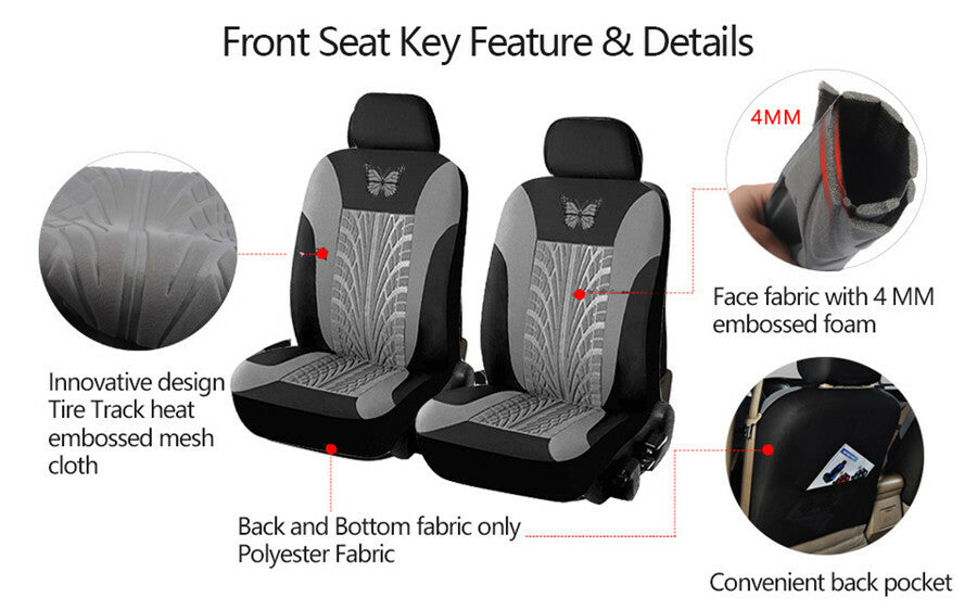 Car for Seat Covers Front for Seat Cushion Protector Polyester Fit for Toyota for Camry