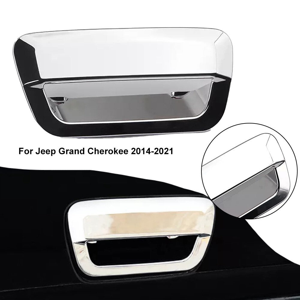 Rear Tail Door Handle Bowl Cover Trim Chrome For Grand For Cherokee 2014-2021
