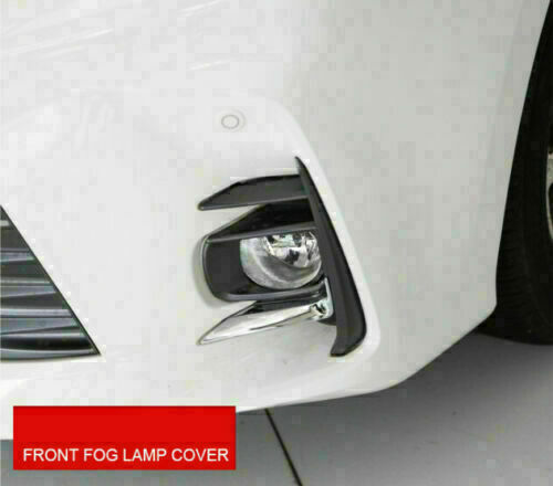 for Toyota for Sienna 2018-2020 Carbon fiber Front Fog Light Lamp Frame Cover Trims