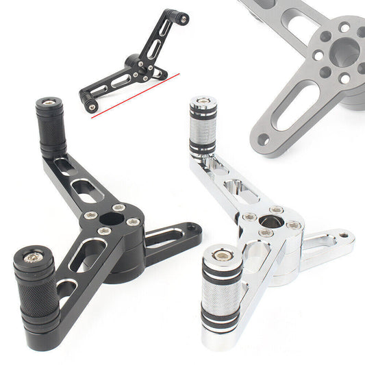 Heel Toe Shifter Lever Fit for Harley 2004-2018 Sportster 883 1200 48 Black/Silver