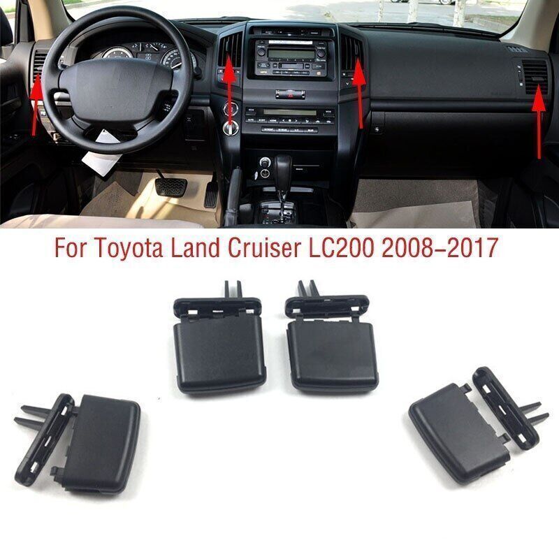 for Toyota for Land Cruiser LC200 FJ200 08-17 Set Air Conditioning Vent A/C Tab Clip