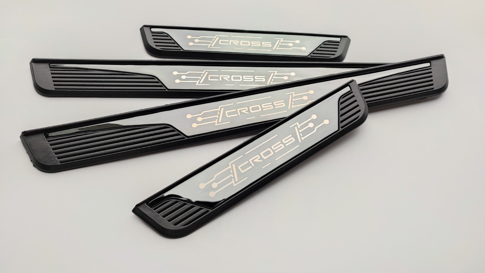 For 2023 for Ford Everest Accessories Door Sill Protector Scuff Guard Plate Cover