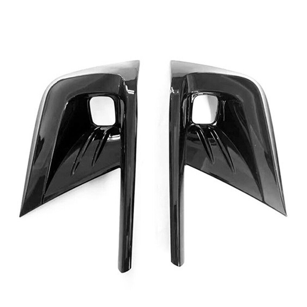 A pair of front fog light cover parts for the 11th generation 2022 for Honda for Civic .