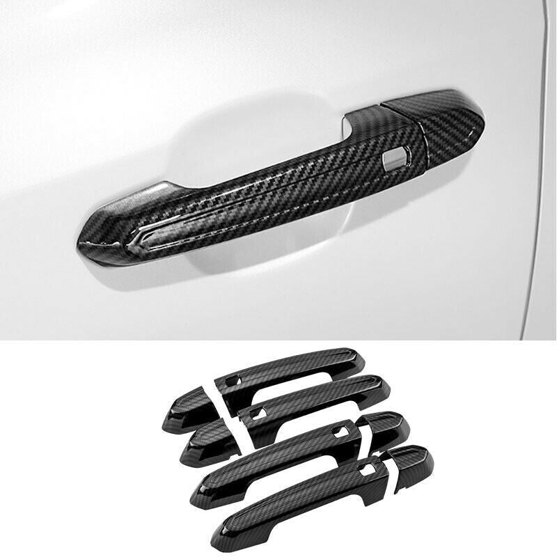 8P for Cadillac ATS XT4 XT5 XT6 CT6 XTS Carbon Fiber Side Door Handle Cover Trim