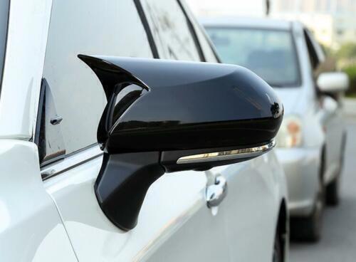for Toyota for Camry 2018-2023 Black Look OX Horn Side Door Rearview Mirror Cover 2X