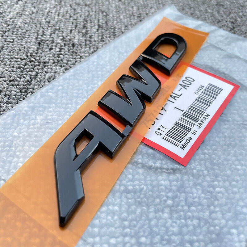 AWD badge, trunk badge for Honda HRV, CR-V, Pilot RIDGELINE.