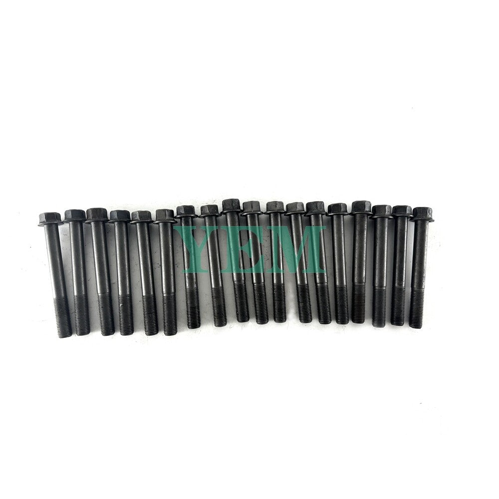 1 Set Engine Head Bolt 18pcs For Yanmar 4TNV86 Engine 4TNV86 Cylinder Head Bolt
