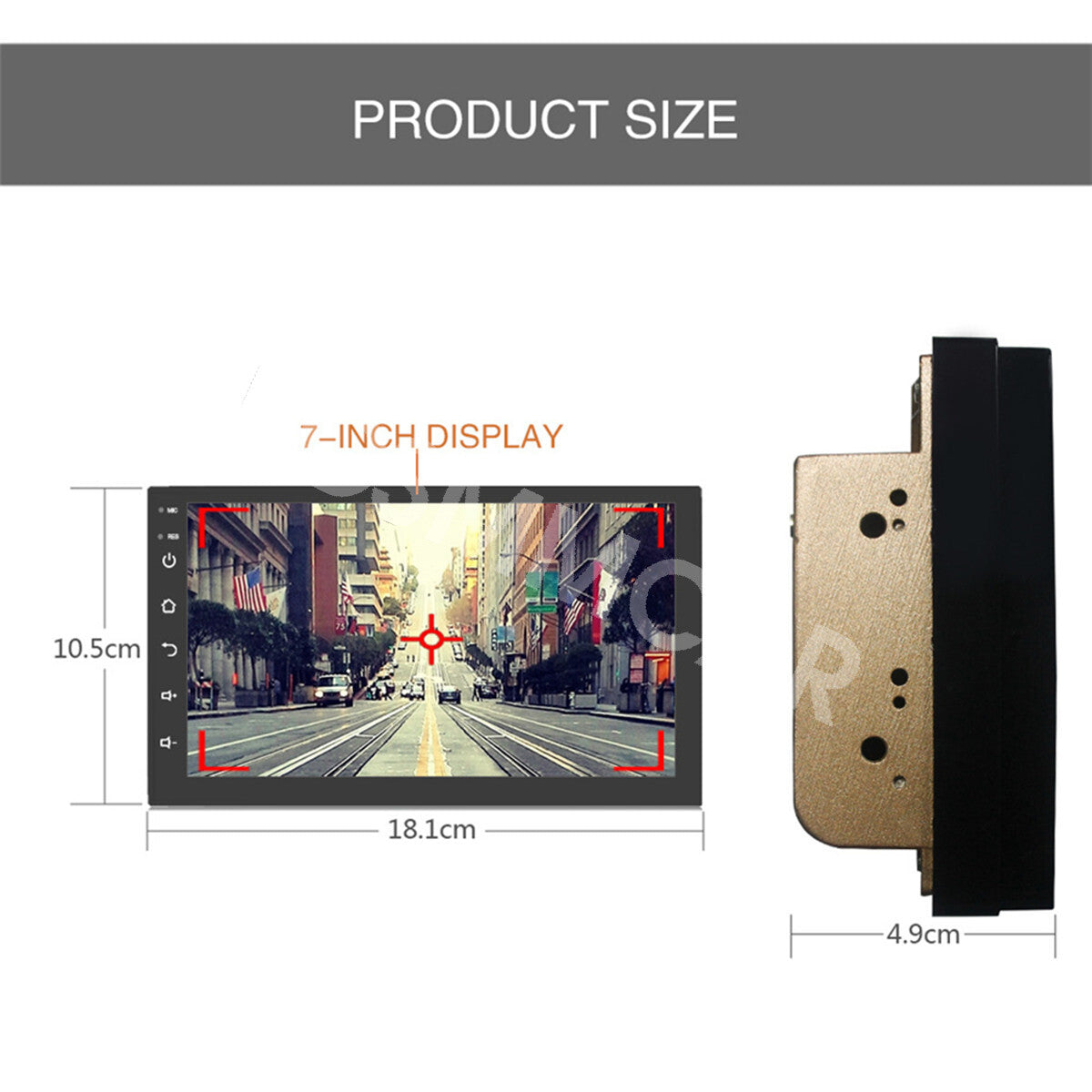 7in 2DIN Car Stereo Radio Bluetooth Touchscreen USB AUX-IN FM Video MP5 Player
