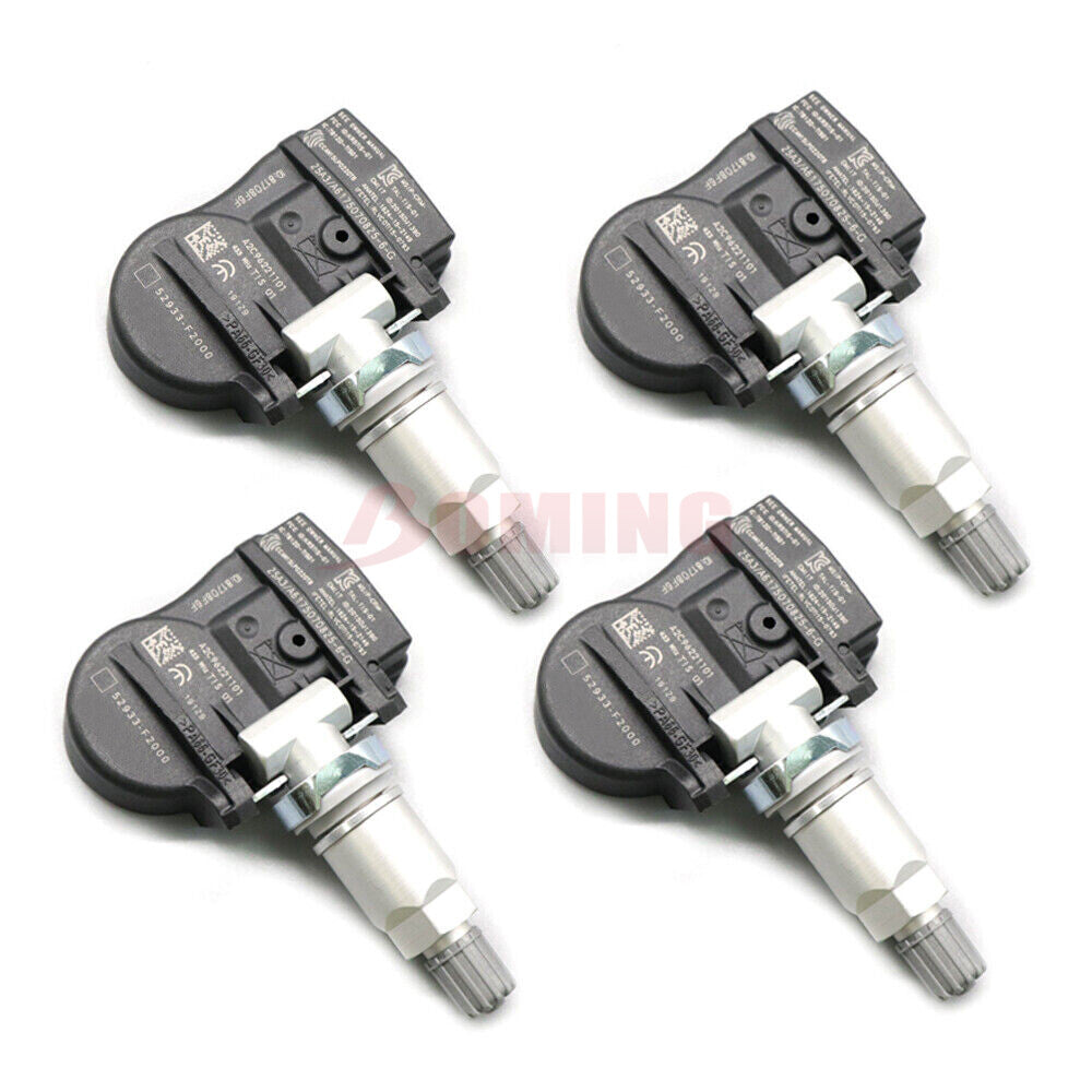 4Pcs New 52933-F2000 TPMS Sensor Tire Pressure Senors for Hyundai for Elantra Kona