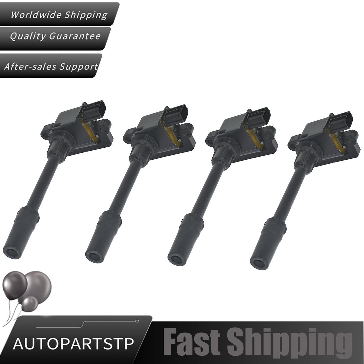 4x Ignition Coil H6T12671A MD365101 for Mitsubishi Nimbus Space Runner Galant