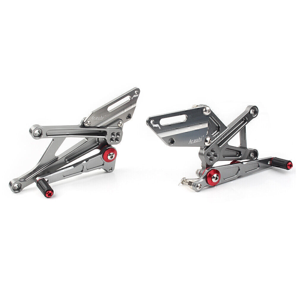 Rear Foot Peg Rear Footrest Pedal Pads for Honda Goldwing GL1800 2015-2018 Set