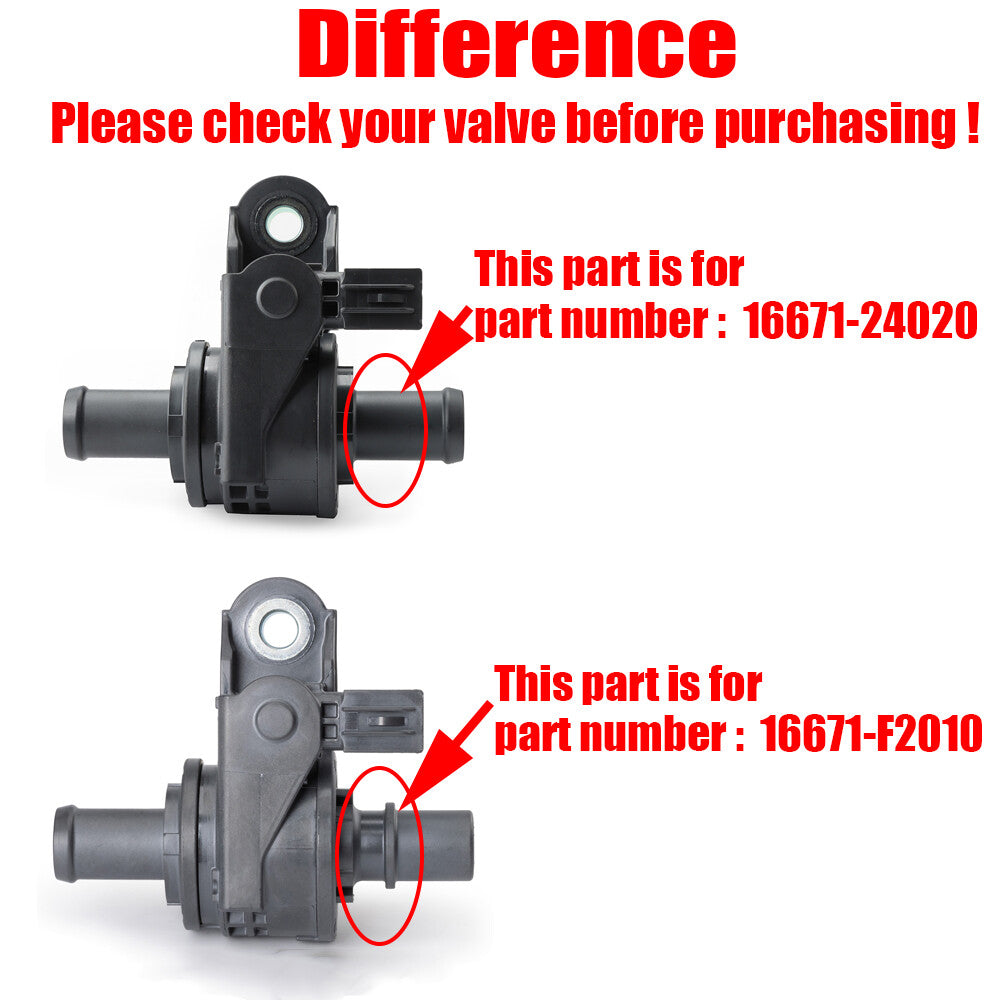 Coolant flow control valve 16671-F2010 is suitable for Toyota for Corolla Cross 2.0L (2022-2023).