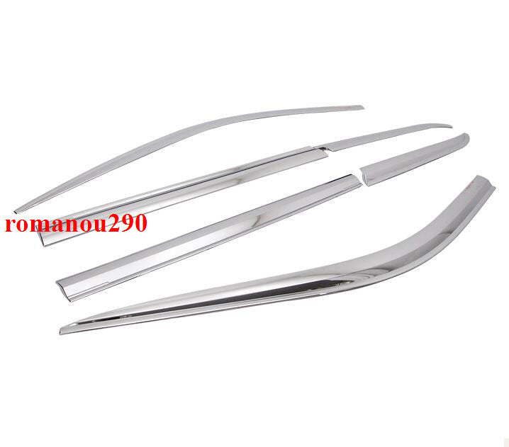 for Jeep Cherokee 14-23 silver Window Visor Vent Sun Shade Rain Guard Door Visor