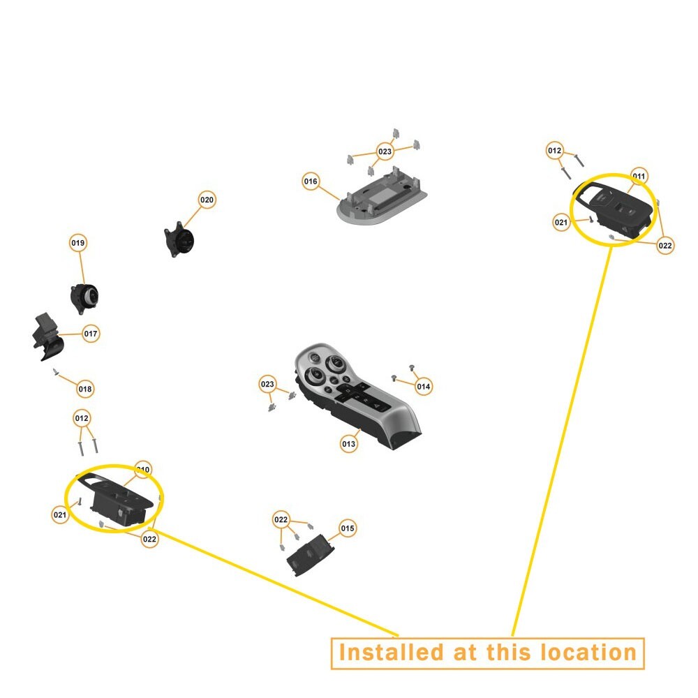 Equipment Manufacturer ( ) for McLaren 540C 570S Power Window Switch Kit: 13M0433CP 13M0434CP