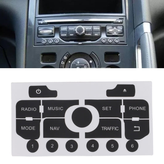 Recovery function with sticker for 308/for 3008 navigation radio